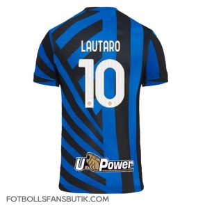 Inter Milan Lautaro Martinez #10 Replika Hemmatröja 2024-25 Kortärmad